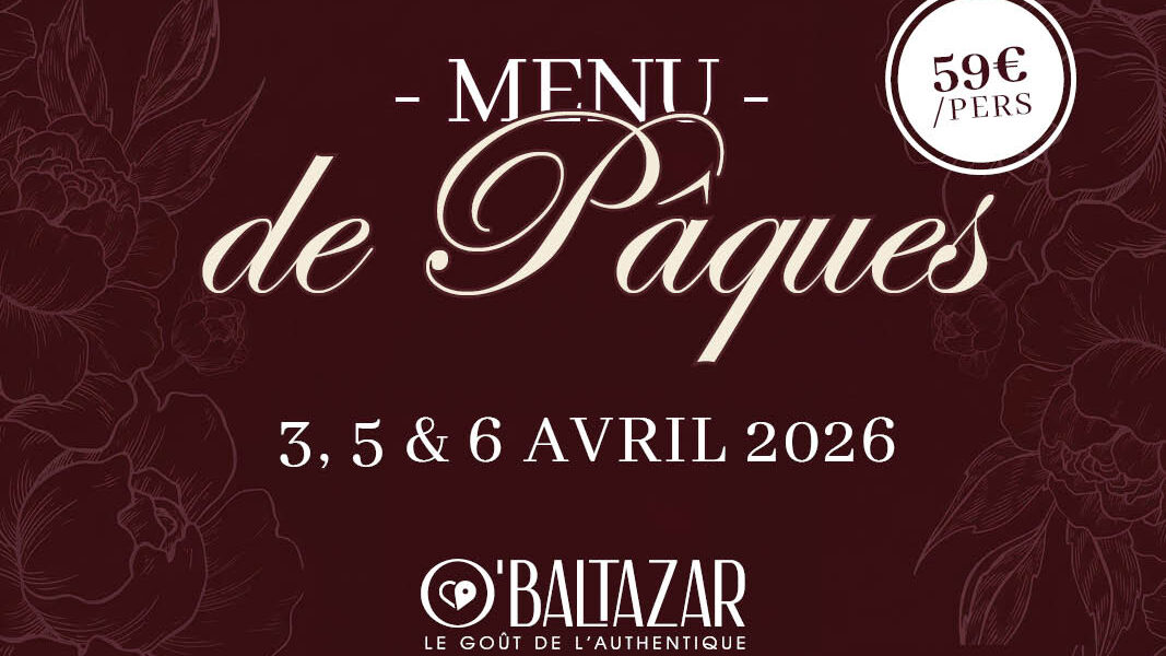 Menu de Pâques 2026